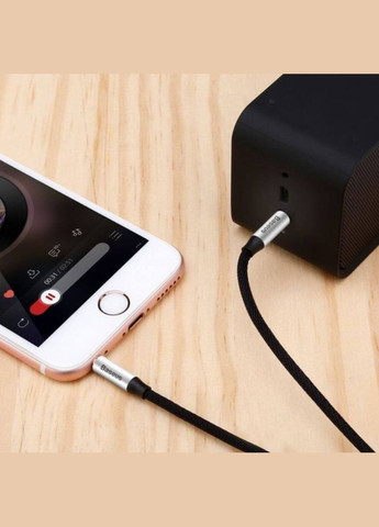 Аудіокабель Audio Cable M30 1M Silver+Black Baseus Yiven (340279805)