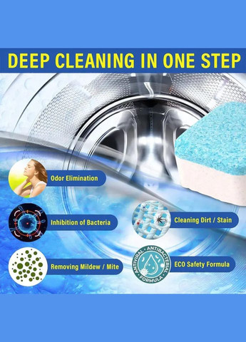 Средство для чистки стиральных машин №2 Washing Machine Cleaner No Brand (316108952)