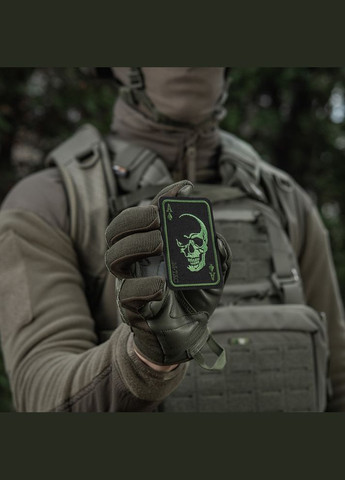 Нашивка Face of war (вышивка) Black/Olive M-TAC (315047590)