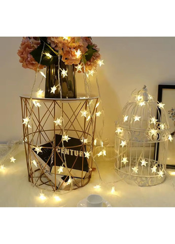 Гірлянда Зірки 80 LED 10 м USB Тепла біла No Brand (367582813)