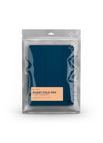 Чехол Smart Fold Pen для Lenovo Tab M10 Plus (3 Gen) TB125/TB128 Dark Blue (ARM74968) ArmorStandart (343050719)