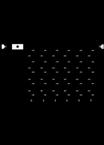 Гірлянда світлодіодна Завіса на вікно Біла 2*2 м від мережі прозорий провід Laplandia (314893402)