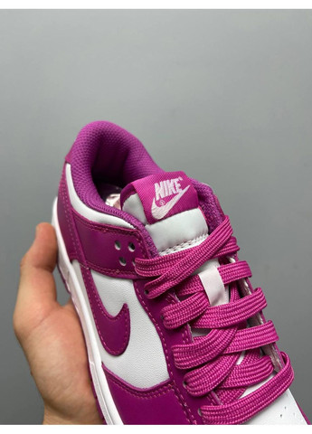 КРОССОВКИ ЖЕНСКИЕ NIKE SB DUNK LOW ACTIVE FUCHSIA НАЙК СБ ДАНК No Brand белые демисезоны (367176907)