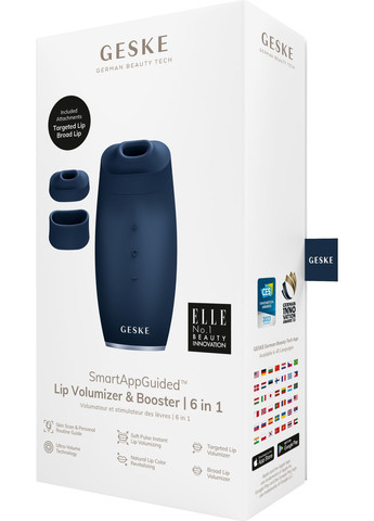 Пристрій для збільшення об'єму губ Lip Volumizer&Booster 6в1 midnight GESKE (341526020)