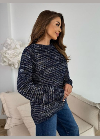 Темно-синий демисезонный свитер wn20-674 темно-синий ISSA PLUS