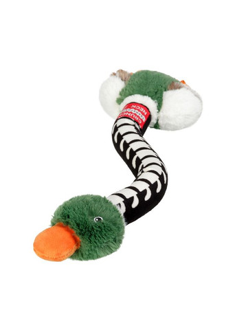 Іграшка для собак WAUDOG Fun Crunchy Качка, бавовна, поліестер, пластик, поролон, 38 см No Brand (363197236)