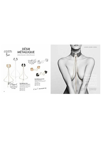 Золотой демисезонный браслеты-наручники indiscrets золотые, os Bijoux