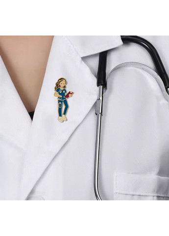 Тематичний пін, брошка Дівчина Лікар, брошка для лікаря China (369143794)