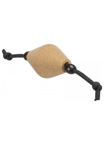 Игрушка для кошек Мяч для регби на шнурке CityStyle Пробка/дерево Бежевый/черный 17см (4011905411354) Trixie М&apos;яч для регбі на шнурку CityStyle Пробка/дерево Б (369881088)