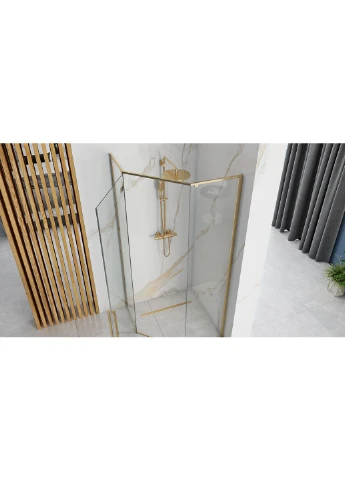 Душова кабіна DIAMOND 90х90 GOLD Rea (386208061)
