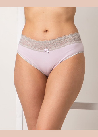 Трусики однотонные с кружевом по резинке 5 шт. Nicoletta (322126828)