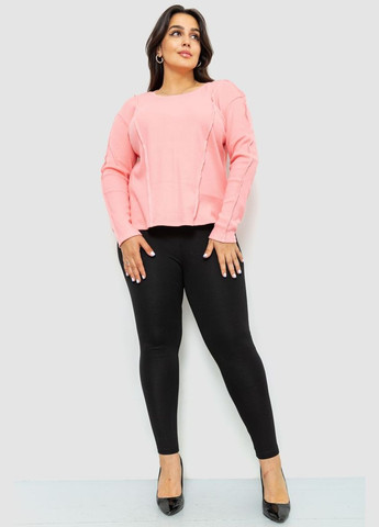 Розовый лонгслив женский в рубчик Ager (300328435)