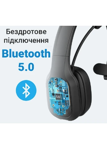 Bluetooth гарнітура для колл-центру з мікрофоном M100C, з дротовим та бездротовим підключенням + USB Bluetooth-адаптер Digital Lion (375460901)