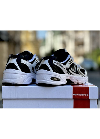 КРОССОВКИ ЖЕНСКИЕ NEW BALANCE 530 BLACK WHITE НЬЮ БЕЛАНС 530 No Brand чёрные демисезоны (367168308)