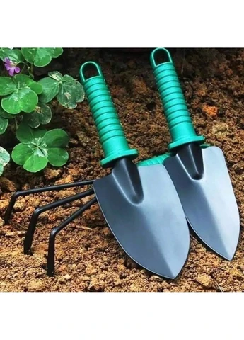 Набор садовых инструментов 12 в 1 с чемоданом Garden Instrumen AND ES-10, инвентарь для огорода и сада Fan & Fan (394590244)