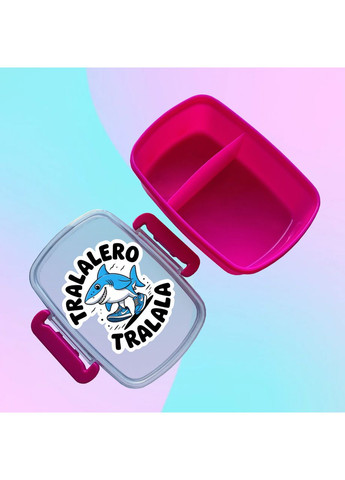Ланч бокс Акула Тралалеро Тралала Tralalero Tralala 800 мл (дизайн 55) Creative (355395148)