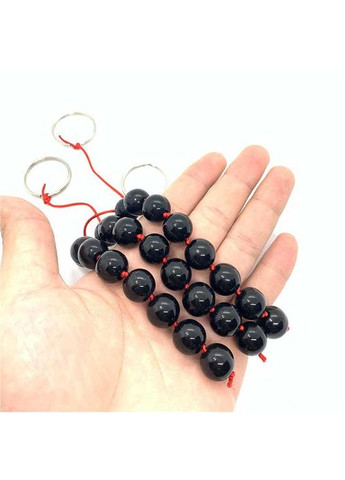 Анальне намисто з чорного загартованого скла чорного кольору для насичених соло-ігор China (360603926)