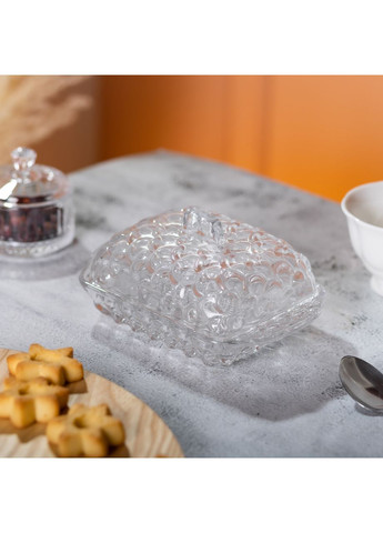 Масленка для сливочного масла 17х10.5х8 см с крышкой из стекла Jooki (358706513)