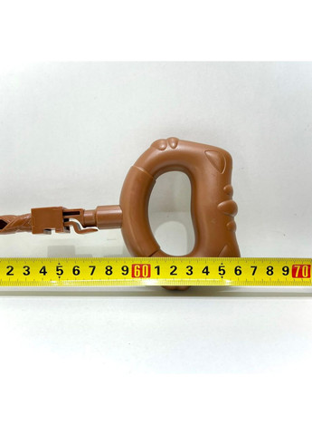 Собачка -каталка на палочке интерактивная украинский язык Коричневая (M 6246 I UA) No Brand (365653703)