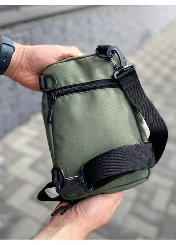 Мужская нагрудная сумка слинг хаки зеленая Urban Scout 6 отделений No Brand (387571535)