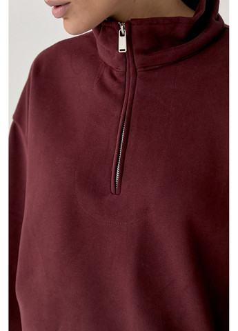 Зимовий однотонний спортивний костюм із затяжками Lurex (372255427)