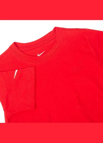 Красная демисезонная футболка y nk park20 ss tee cz0909-657 Nike