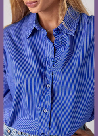 Смугаста жіноча сорочка oversize Lurex (301765947)