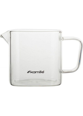 Чайник скляний заварювальний зі знімним ситечком 600 мл Kamille (289369285)