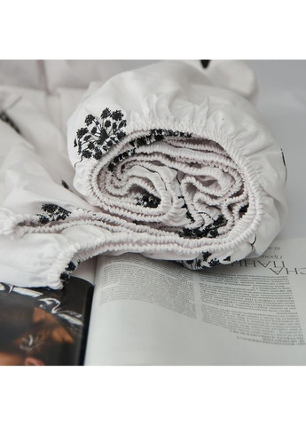 Простирадло на резинці Бязь Gold Люкс 140х200х25 см (MS-850002390) Moon&Star Hogweed (386587893)