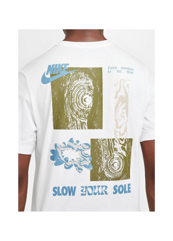 Белая футболка мужская sportswear club t-shirt white Nike