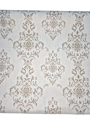 Обои виниловые 10,05 × 1,06 м 3746-02 Славянские обои, бежевые для спальни, гостиной, коридора Слов'янські шпалери (340275463)