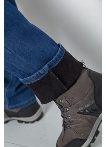 Синие демисезонные джинсы мужские на флисе,, 254r2405 Ager