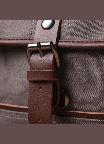 Сумка мужская через плечо из текстиля 21248 Серая Vintage (302009383)