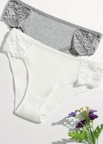 Женские трусики в рубчик, набор с 4 шт FS (294207460)