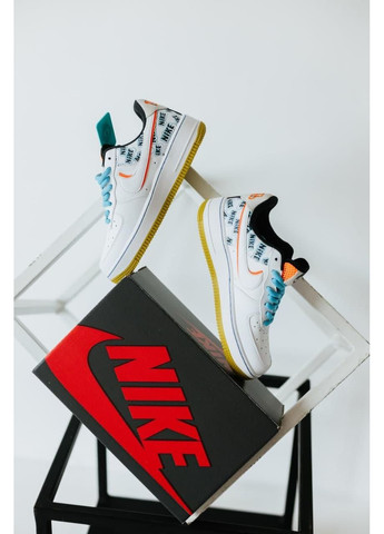 Білі Осінні кросівки чоловічі nike air force 1 low back to school 2020 найк аір форс 1 преміум No Brand