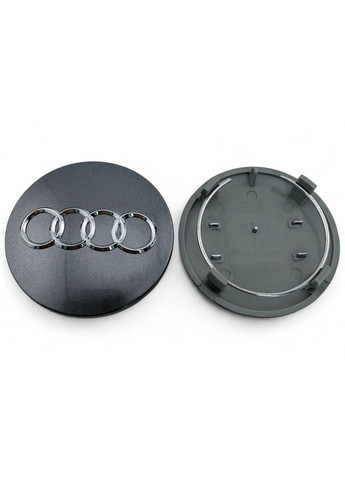 Ковпачки в диски 68/57 заглушка для дисків Ауді (4 шт.) No Brand (364958848)