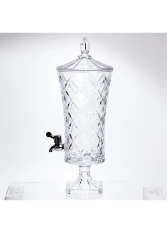Лимонадница стеклянная на ножке Crystal Dispenser 4.5 л с краником Yiwu (391733418)