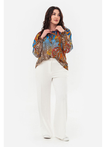 Комбінована блуза wind синій Garne