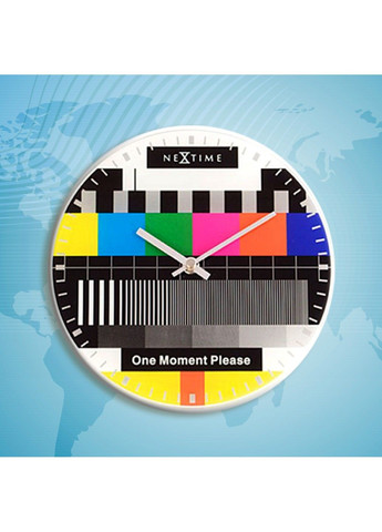 Настінний годинник "Testpage One moment" Ø20 см NeXtime (290185914)