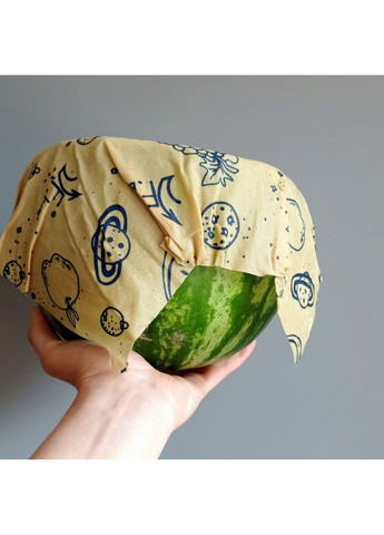 Многоразовая восковая обертка для продуктов размер "L" 35х35 см Jooki (358705706)