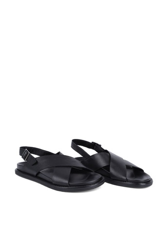 мужские сандалии 24701-3 черный кожа Miguel Miratez