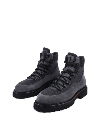 Серые осенние мужские ботинки mu037x-26-mu11/g73/u46/u58/d01 серый замша Miguel Miratez