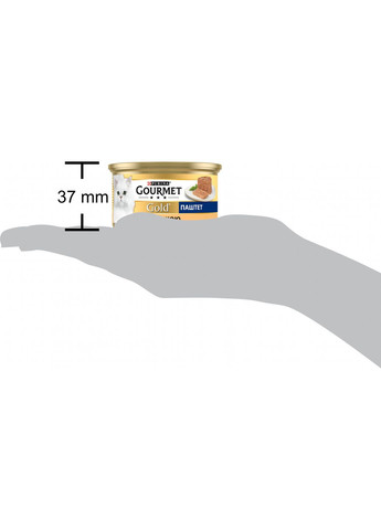 Упаковка влажного корма для кошек Purina Gold Паштет с индейкой 24 шт по 85 г Gourmet (314710189)