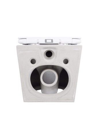 Унитаз подвесной Swan безободковый с сиденьем Soft-close Qtap QT16335178W (341326542)