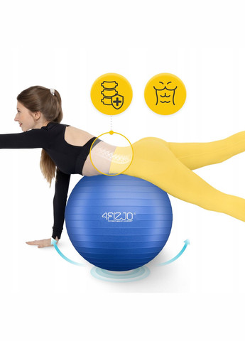 Мяч для фитнеса (фитбол) 55 см Anti-Burst Blue () 4FIZJO P-5905973404723 (345712635)