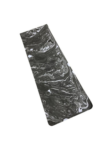 Коврик для йоги и фитнеса TPE Eco 183х61х0.6 см, бело-серый No Brand (342740869)