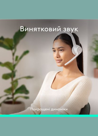 Гарнитура Zone 300 Wireless Headset BT White (981001417) Logitech (297002912)