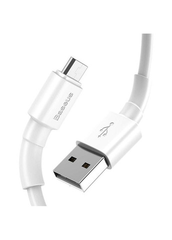 Кабель Mini White USB Cable For Micro 2.4 A 1m White Baseus (279826462)