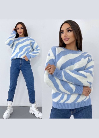 Голубой демисезонный очень теплый и мягкий свитер Vakko