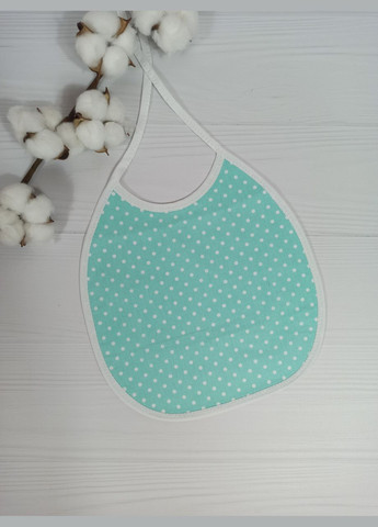 Набор комфортер, слюнявчики, игрушки из 7 единиц a.l.babybox Горох мятный на белом. No Brand (315488157)